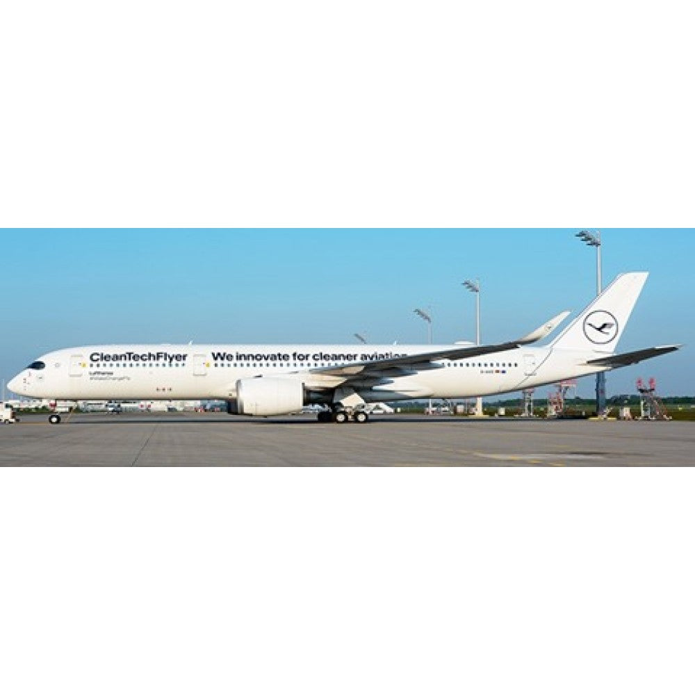 Available to Order – Lufthansa Airbus A350-900xwb Cleantechflyer Reg: D-AIVD with Antenna 1:400 Jc Wings Model (JCSA4008)