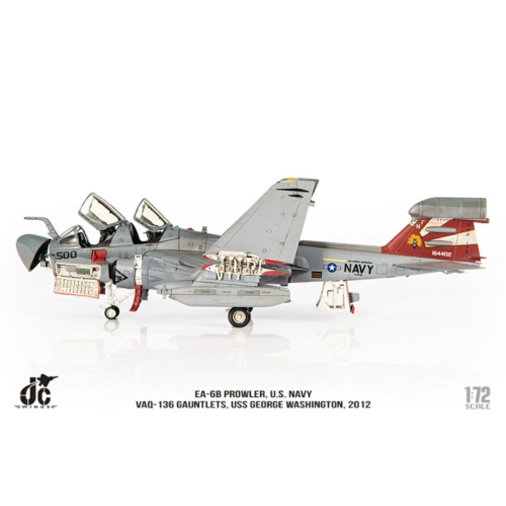 Available to Order – EA-6B Prowler U.s. Navy VAQ-136 Gauntlets, USS George Washington,2012 1:72 Jc Wings Model (JCW72EA6B007)