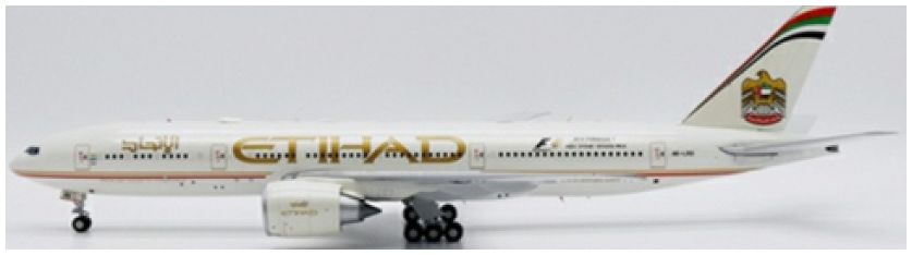 Available To Order – Boeing 777-200LR Etihad Airways 2015 F1 A6-LRD with Stand 1:200 JC Wings Model (JCW JC20318)