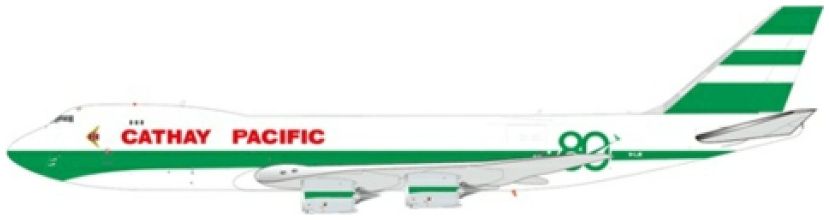 Available To Order – Boeing 747-8F Misc 80th Anniversary B-LJE with Stand 1:200 JC Wings Model (JCW SA2117)