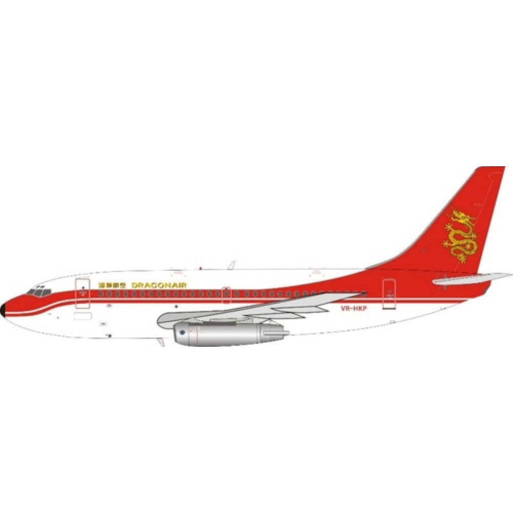 THIS ITEM IS AVAILABLE TO ORDER - 1:200 J FOX JF7372011 737-2L9/ADV DRAGONAIR VR-HKP