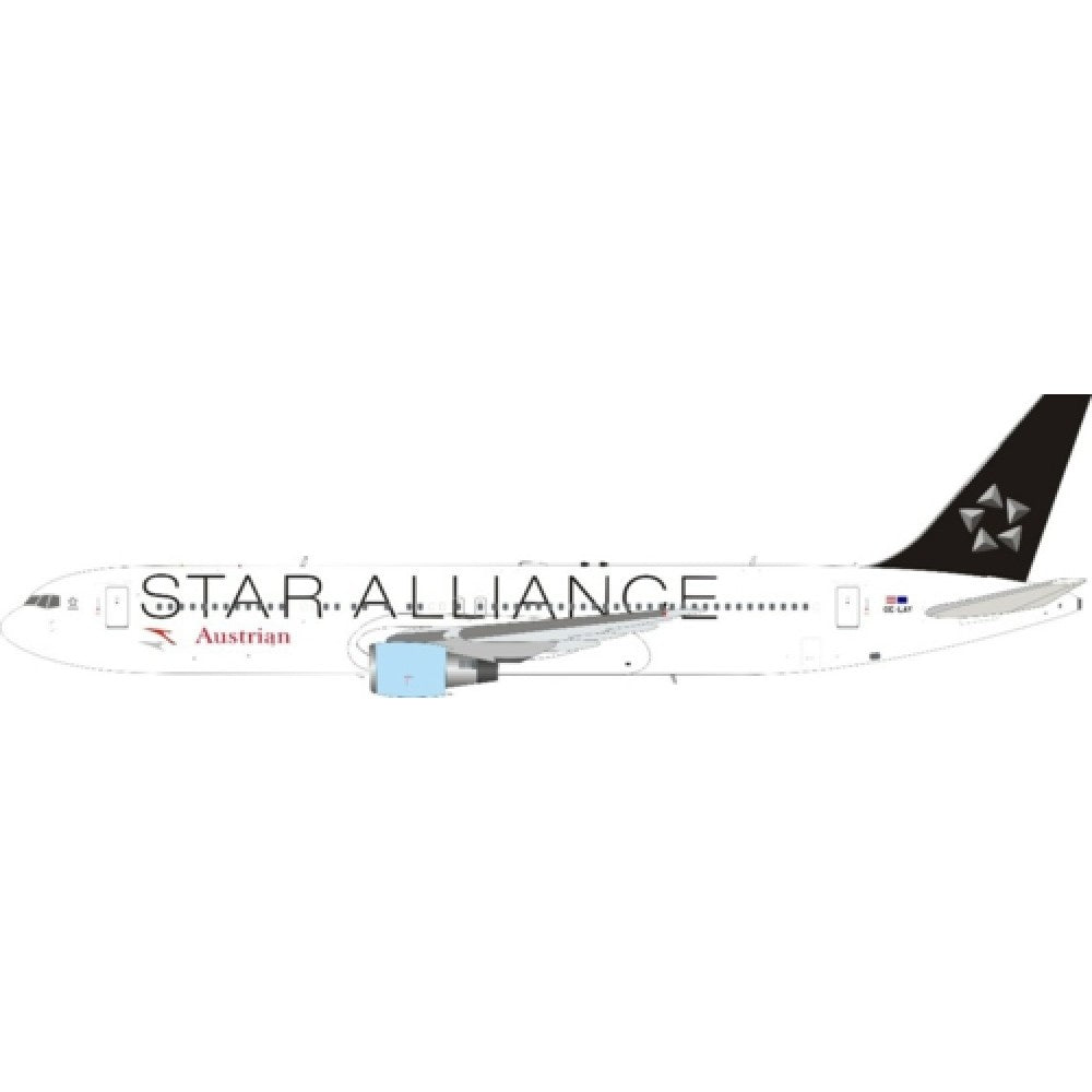 THIS ITEM IS AVAILABLE TO ORDER - 1:200 J FOX JF7673013 767-3Z9/ER AUSTRIAN - STAR ALLIANCE OE-LAY