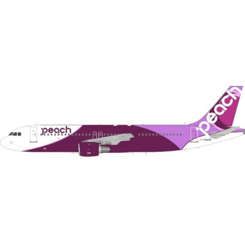 THIS ITEM IS AVAILABLE TO ORDER - 1:200 J FOX JFA320037 A320-214 PEACH AVIATION JA828P