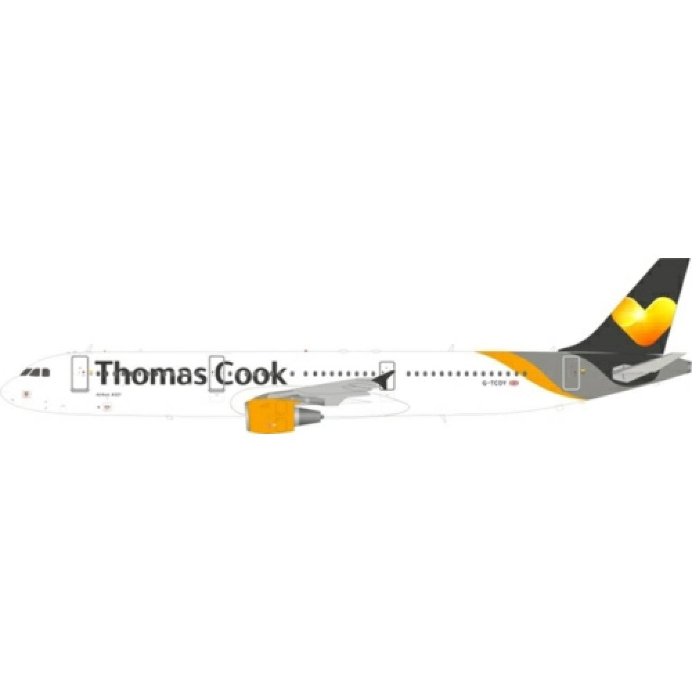 THIS ITEM IS AVAILABLE TO ORDER - 1:200 J FOX JFA321005 THOMAS COOK AIRLINES AIRBUS A321-211 G-TCDY WITH STAND
