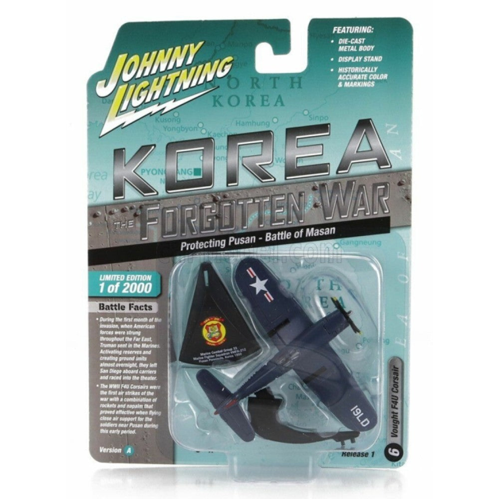 Available to Order – Vought F4u Corsair Protecting Pusan Battle of Masan 1:64 Johnny Light Model (JLML009A-6)