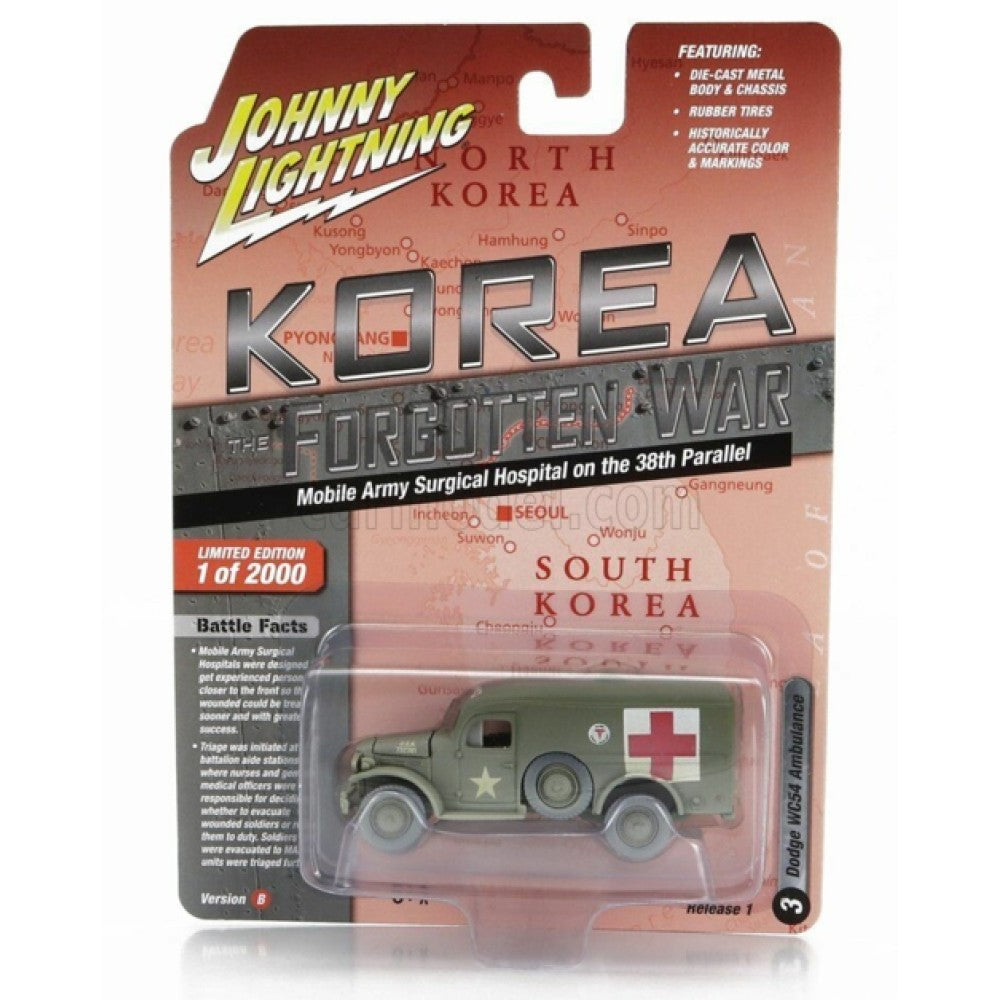 Available to Order – Wwii Wc54 Ambulance Mobile Army Surgical Hospital on the 38th Parallel 1:64 Johnny Light Model (JLML009B-3)