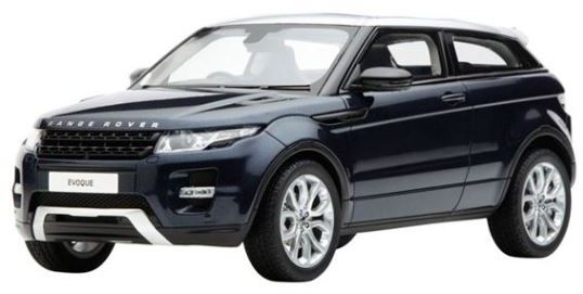 Available To Order – Range Rover Evoque - Baltic Blue 1:18 Dealer Models (JLR LRDCAREBB118)
