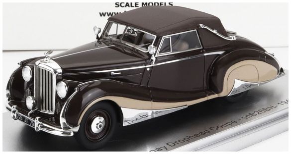 Bentley MKVI Franay Brown/Cream snB26BH Drophead Coupe Cabrio Closed 1947 1:43 – diecast model