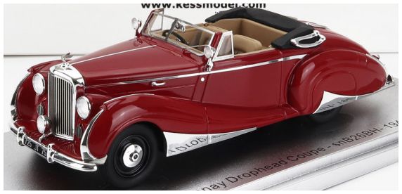 Available To Order – Bentley MKVI Franay Red snB26BH Drophead Coupe Cabrio Open 1947 1:43 (KES 43043041)