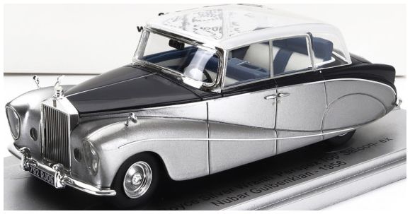 Available to Order – Rolls Royce Silver Wraith Silver/Black Perspex Top 1956 For Movie Joy House 1964 1:43 (KES 43049052)