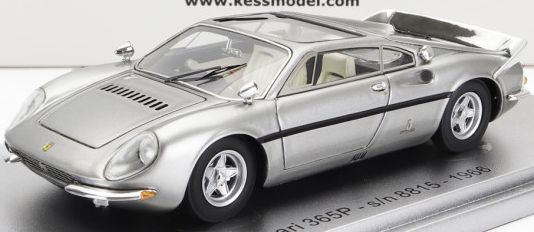 Available To Order – Ferrari 365P Berlinetta Speciale 3 Seats 1966 Personal Car Gianni Agnelli Silver 1:43 (KES 43056271)