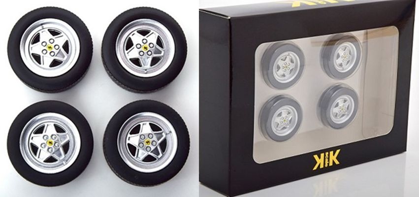 Available To Order – Ferrari 328 GTS/GTB Wheels and Tyre Set 1985 1:18 (KKS DCACC007)