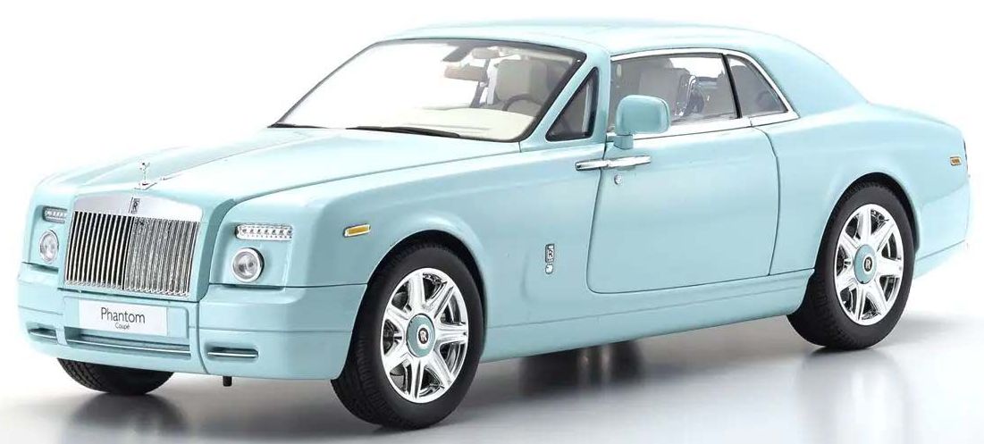 Available to Order – Rolls-Royce Phantom Coupe 2008 Turquoise 1:18 (KYO 08862TBL)