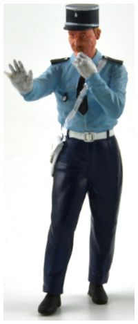 Gendarmes French Policemen Figure 'Simon' Directing Traffic w/Whistle 1960-1980 1:18 – diecast model