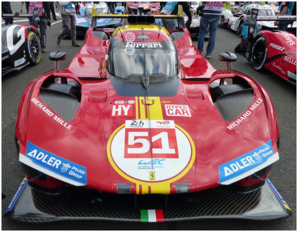 Available To Order – Ferrari 499P #51 Ferrari AF Corse 3rd Le Mans 24H 2024 Guidi/Calado/Giovinazzi 1:18 (LOO 18LM049)