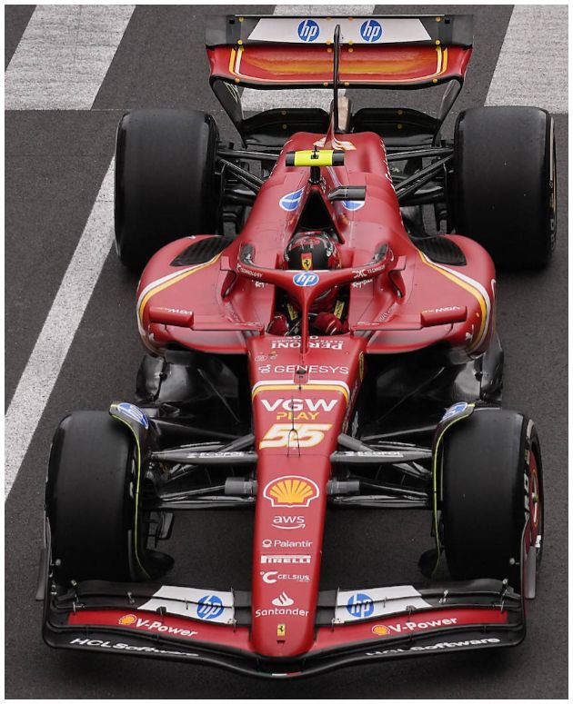 Available To Order – Ferrari SF-24 #55 3rd Monaco GP 2024 Carlos Sainz 1:43 (LOO F1064)