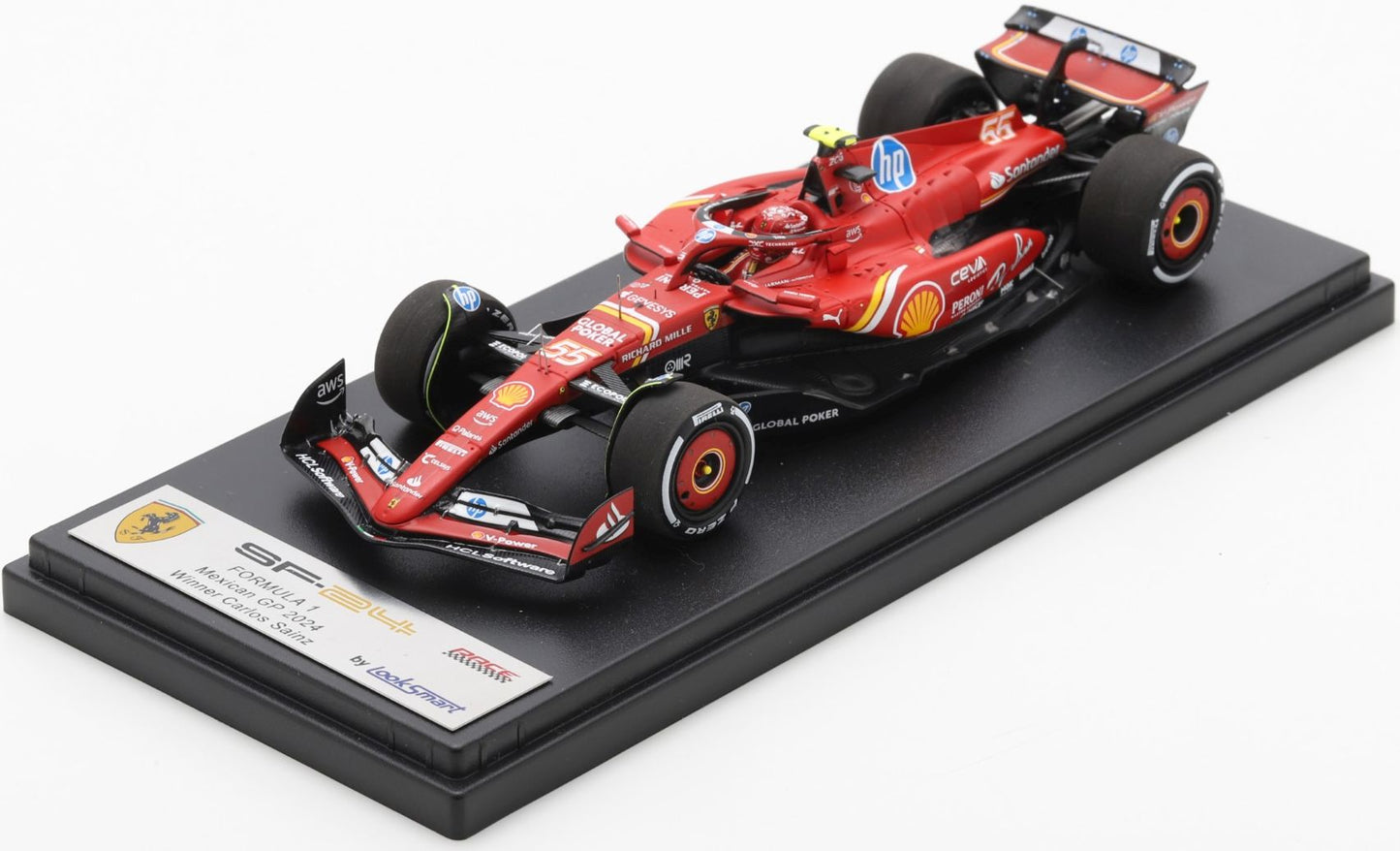 Available To Order – Ferrari SF-24 #55 Winner Mexico GP 2024 Carlos Sainz 1:43 (LOO F1069)