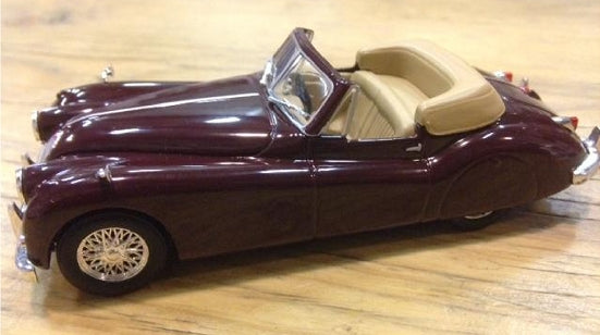 Jaguar XK140 - Maroon 1:43 – diecast model
