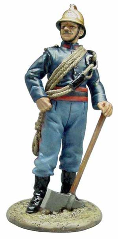 Fireman - Paris - fire dress - FR - 1885 1:32 – diecast model