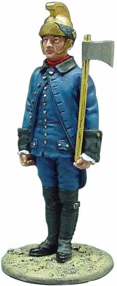 Pump-guard firedress Paris France 1786 1:32 – diecast model