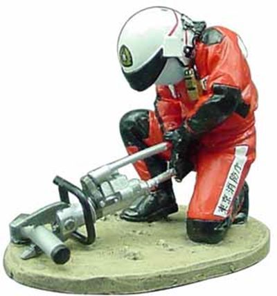Motobiker - firedress - Jaws of life Tokyo-Japan-2004 1:32 – diecast model