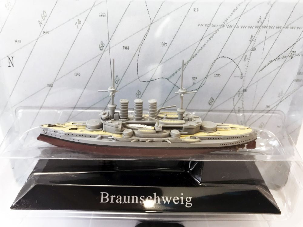 SMS Braunschweig Liner / Warship 1902 1:1250 Warships 1:1250 – diecast model