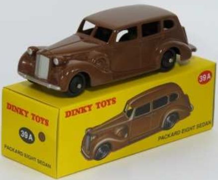 Packard Eight Sedan (39A) Atlas reproduced 'Dinky' – diecast model