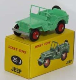 Jeep (25J) Atlas reproduced 'Dinky' – diecast model