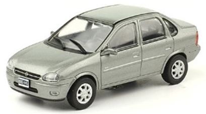 Chevrolet Corsa Gls Grey 1997 Unforgetable cars - Argentina 1:43 – diecast model