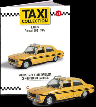 Peugeot 504 - Lagos 1977 Taxi of the world - Centauria 1:43 – diecast model