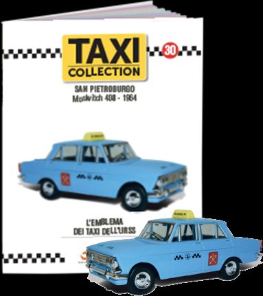 Moskvitch 408 - St Petersburg Taxi of the world - Centauria 1:43 – diecast model