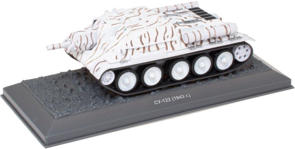 Available To Order – SU-122 (Winter Camouflage) - 1943 1:43 Scale Tank Collection 1:43 (MAG MZ13)