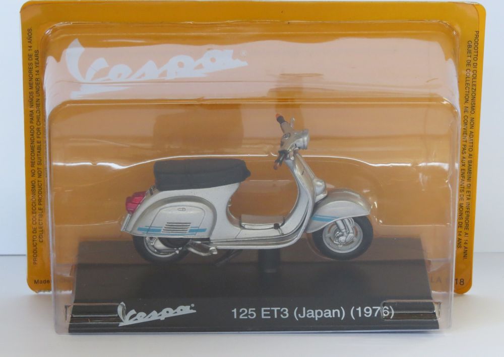 125 ET3 (Japan) 1976 Vespa Collection in 1:18 1:18 – diecast model