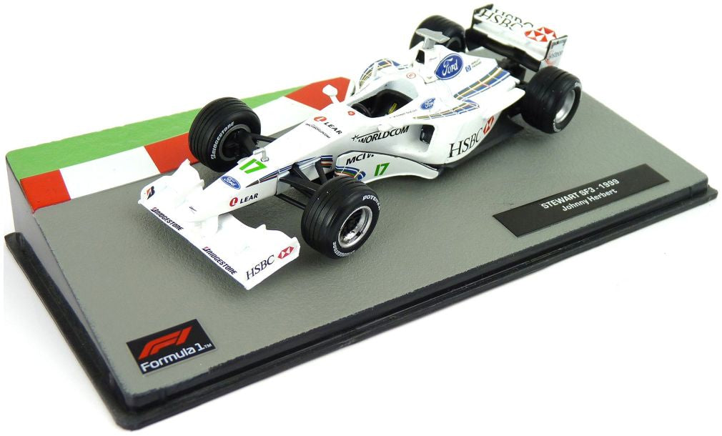 Available To Order – Stewart SF03 - 2003 Johnny Herbert F1 Collection - Cased 1:43 (MAG NS068)