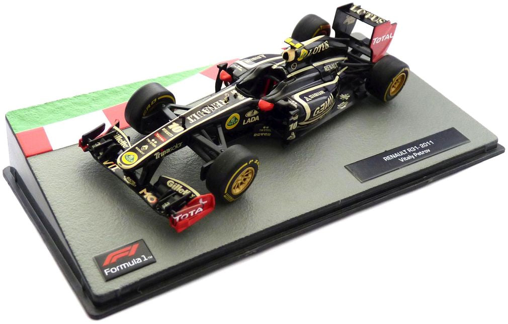 Renault R31 - 2011 Vitalji Petrov F1 Collection - Cased 1:43 – diecast model