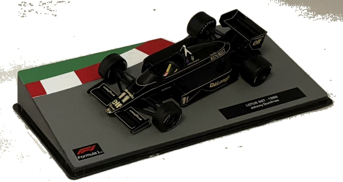 Lotus 98T - 1986 Johnny Dumfries F1 Collection - Cased 1:43 – diecast model