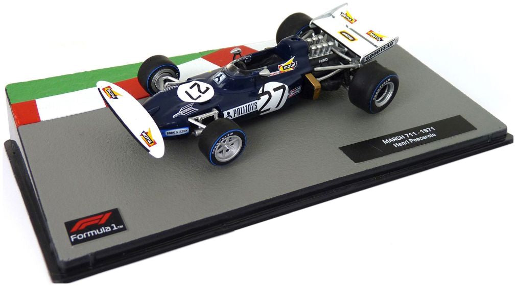 March 711 - 1971 Henri Pescarolo F1 Collection - Cased 1:43 – diecast model