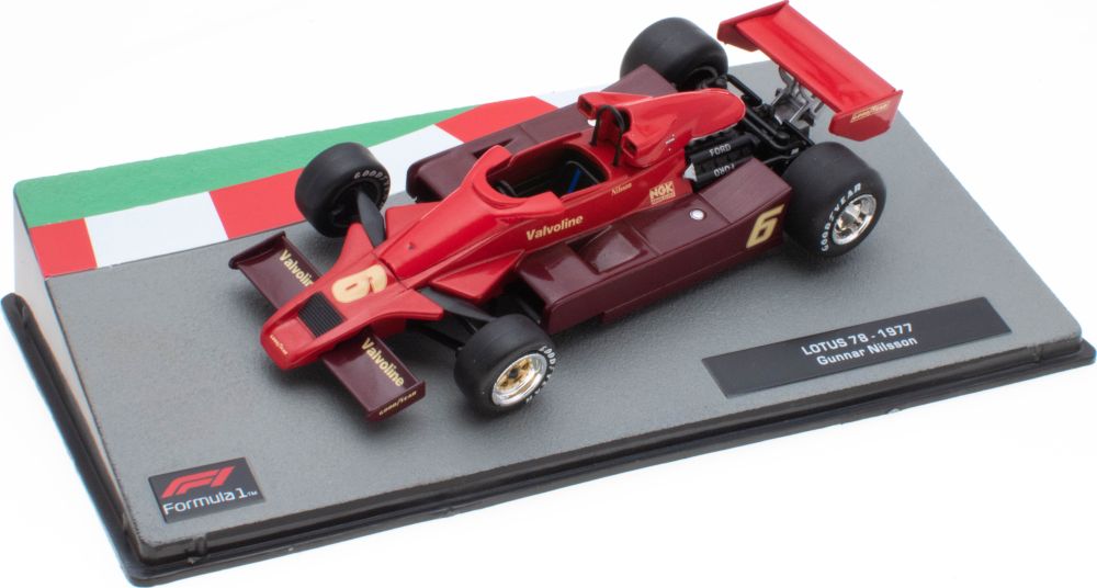 Lotus 78 - 1977 Gunnar Nilsson F1 Collection - Cased 1:43 – diecast model