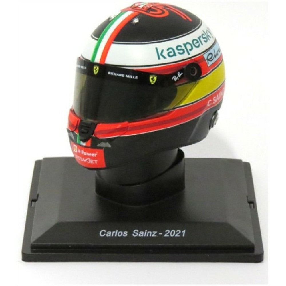 Available to Order – MAGPV66 - 1:5 CARLOS SAINZ - 2021 GRAN PREMIO D'ITALIA FERRARI F1 HELMET COLLECTION (MAGPV66)