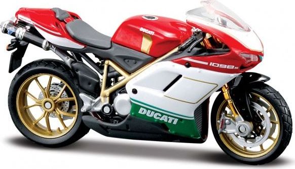 Available to Order – Ducati 1098S - White/Red/Green 1:18 (MAI 07024W)
