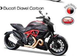 Available to Order – Ducati Diavel Carbon 2011 Red/Black 1:12 (MAI 11023)
