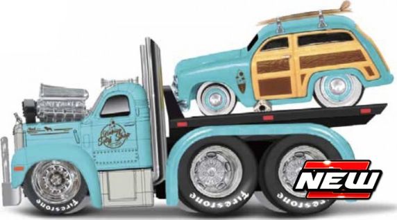 Available To Order – Mack B-61 Flatbed 1953 + Ford Woody 1950 1:64 Maisto Model (MAI 11532-11550)