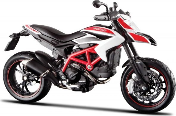 Available to Order – Ducati Hypermotard SP 2013 White/Red/Black 1:12 (MAI 13015W)