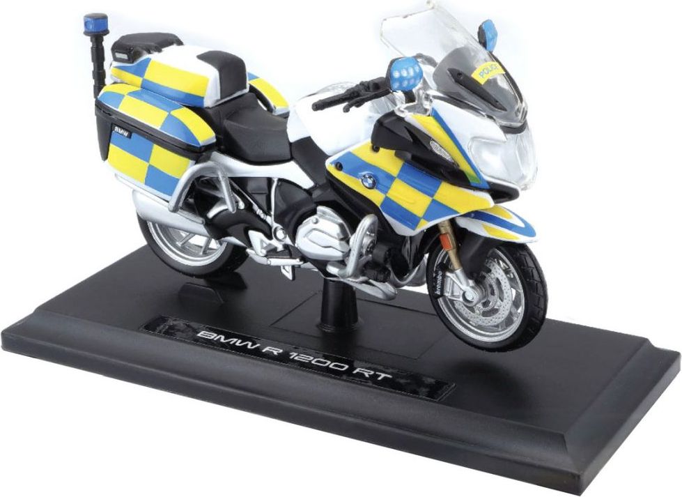 Available To Order – BMW R 1200 RT 'Police' Authority (UK) (34306) 1:18 Maisto Model (MAI 15953UK)