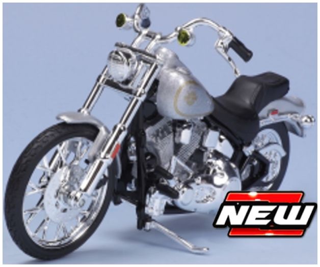Available to Order – Harley Davidson FXST Softail 1984 Silver 1:18 (MAI 23107)