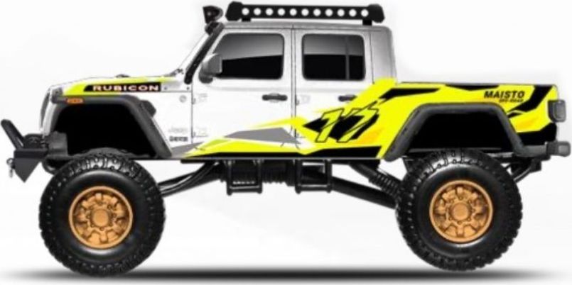 Available to Order – Jeep Gladiator 2020 White/Yellow 4.5" (MAI 25205-2)