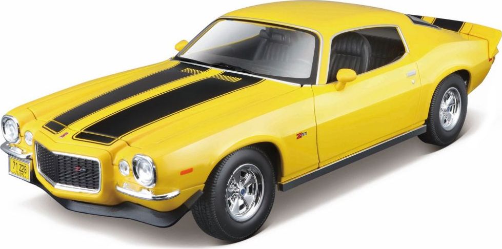 Available To Order – Chevrolet Camaro Z/28 1971 Yellow/Black 1:18 (MAI 31131Y)