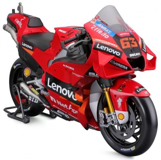 Ducati Lenovo 2022 - Red #63 Bagnaia 1:6 Maisto Model