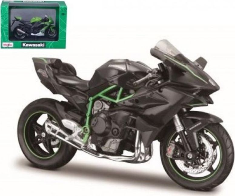 Available To Order – Kawasaki Ninja H2R Green 1:12 Maisto Model (MAI 32708)