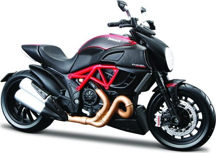 Ducati Diavel Carbon Kit - Black/Red 1:12 – diecast model